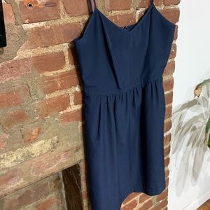 J.Crew Cami Tank Dress Navy Blue
